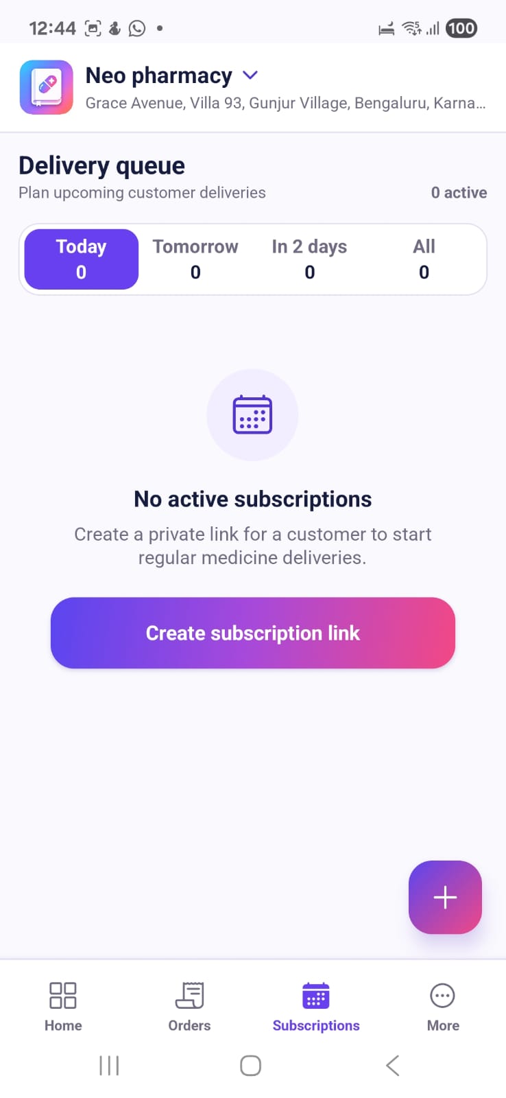 Medicine subscriptions in HealthiBit Pharmacy